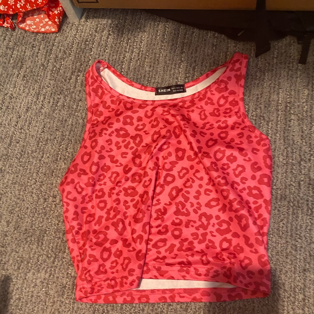 SHEIN cheetah shirt